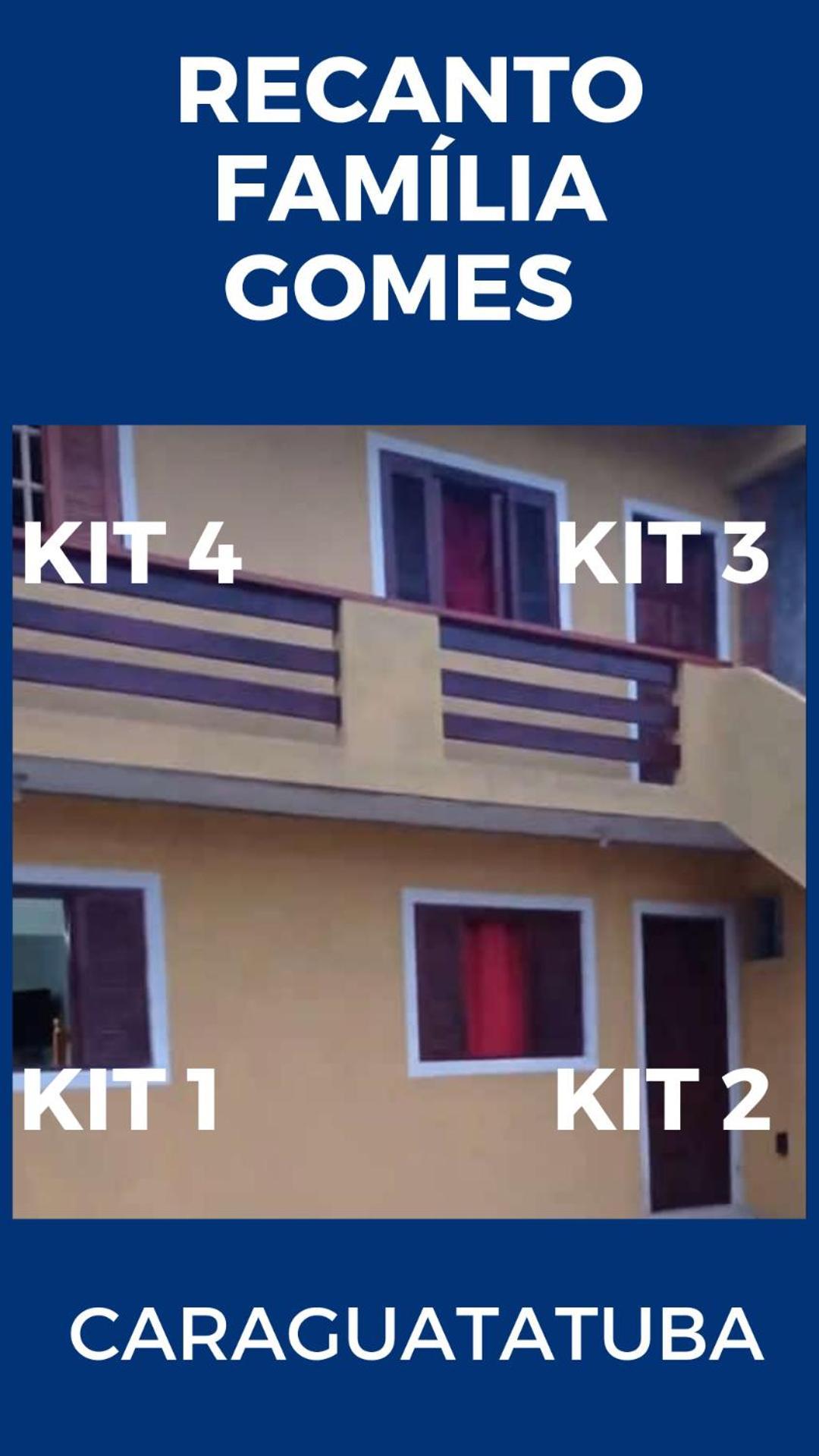 Kitnetes "Recanto Familia Gomes" カラグァタトゥバ エクステリア 写真